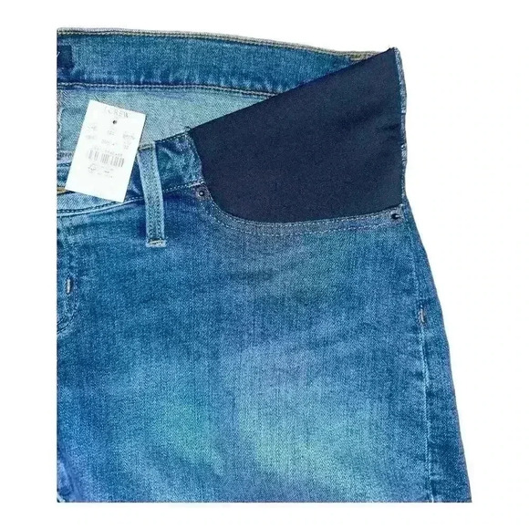 J. Crew Denim Maternity Shorts, Size 32 - Picture 2 of 6